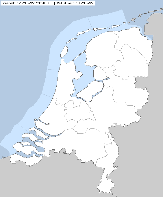 Weerwaarschuwing Morgen